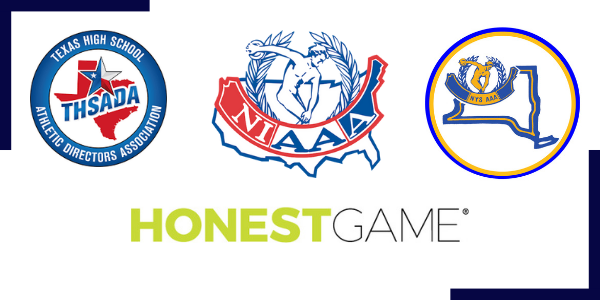 NIAAA, THSADA, NYSAA, Honest Game logos