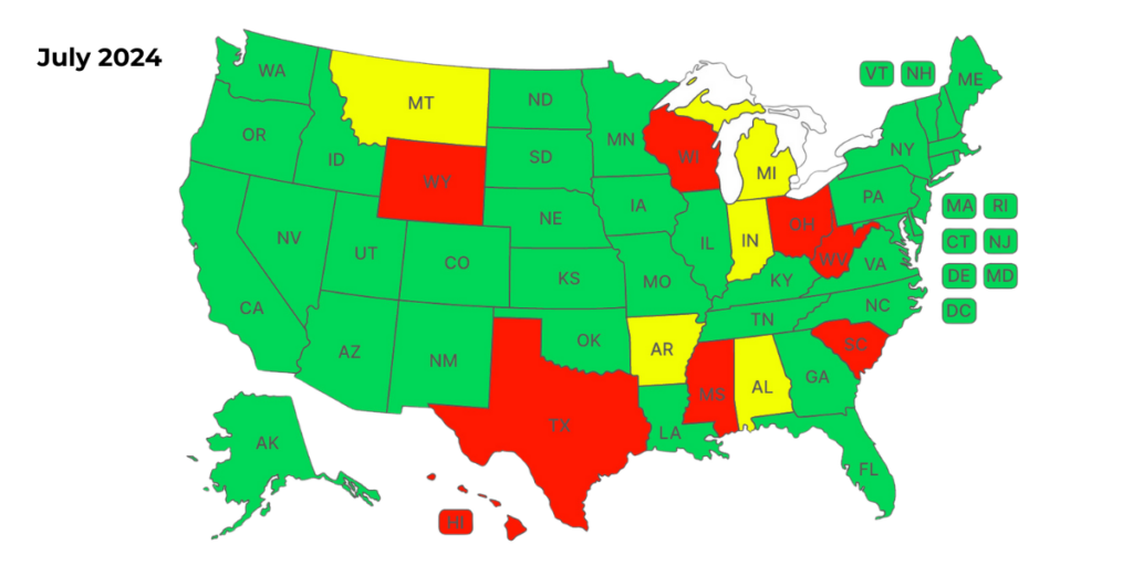 US States that allow NIL for high school student-athletes